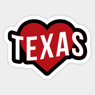 Texas Love Sticker